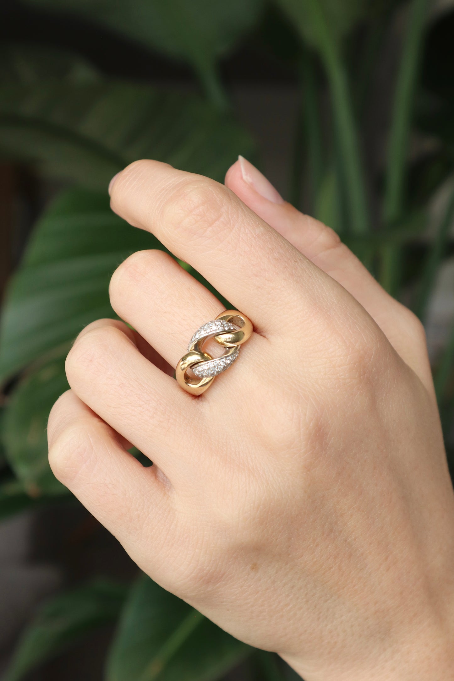 The Diamond Link Ring