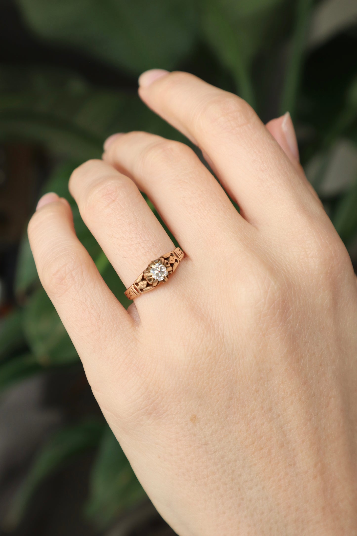 The Solitaire Serenade Ring