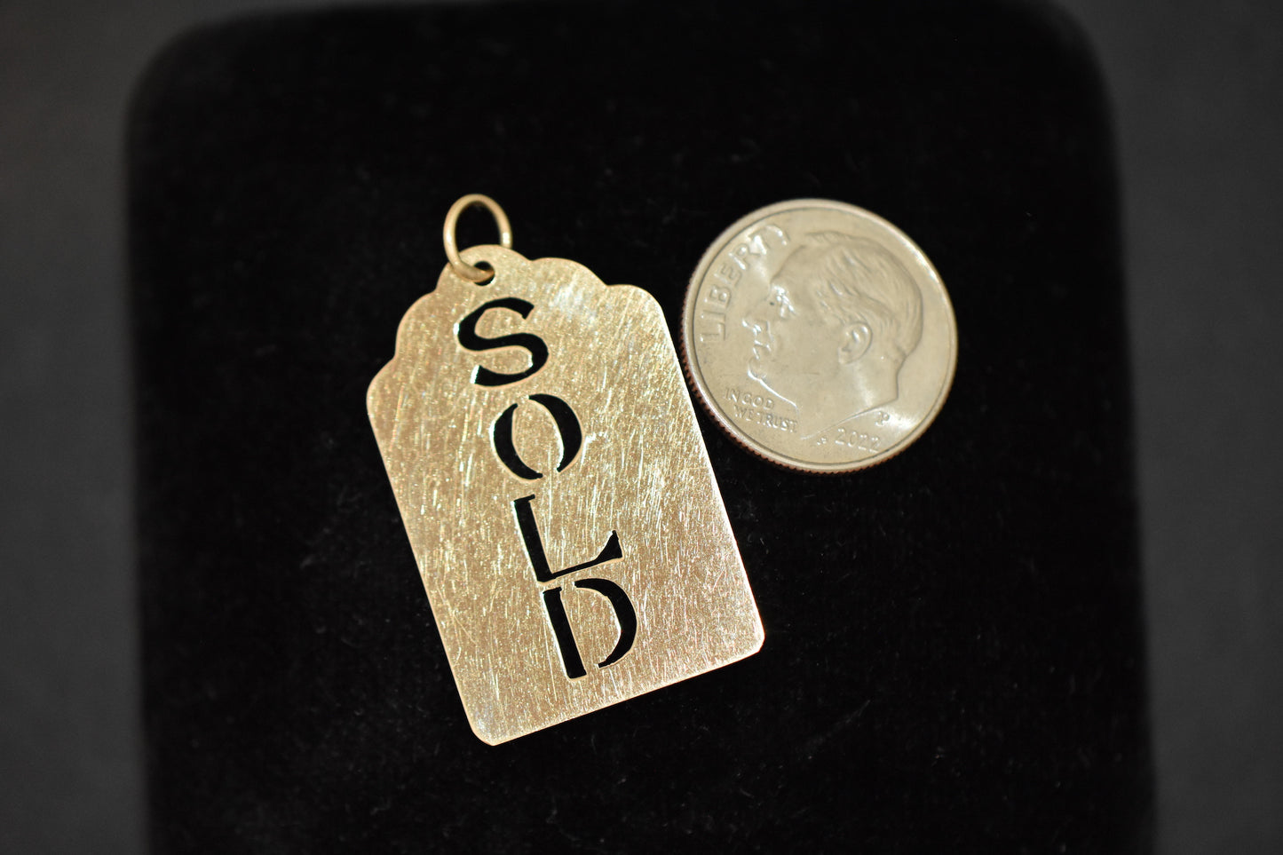 The SOLD Tag Pendant