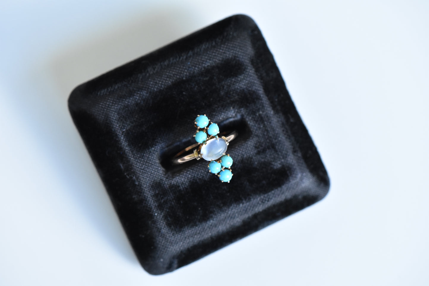 The Moonstone Navette Ring