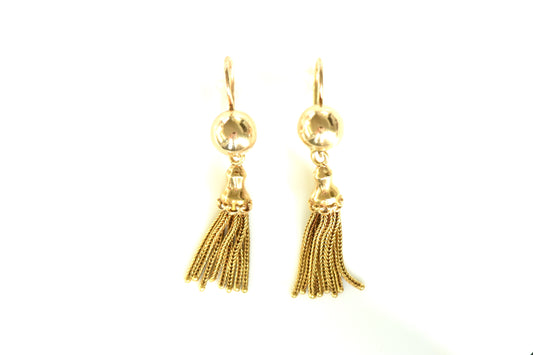 The Gold Tassel Earrings