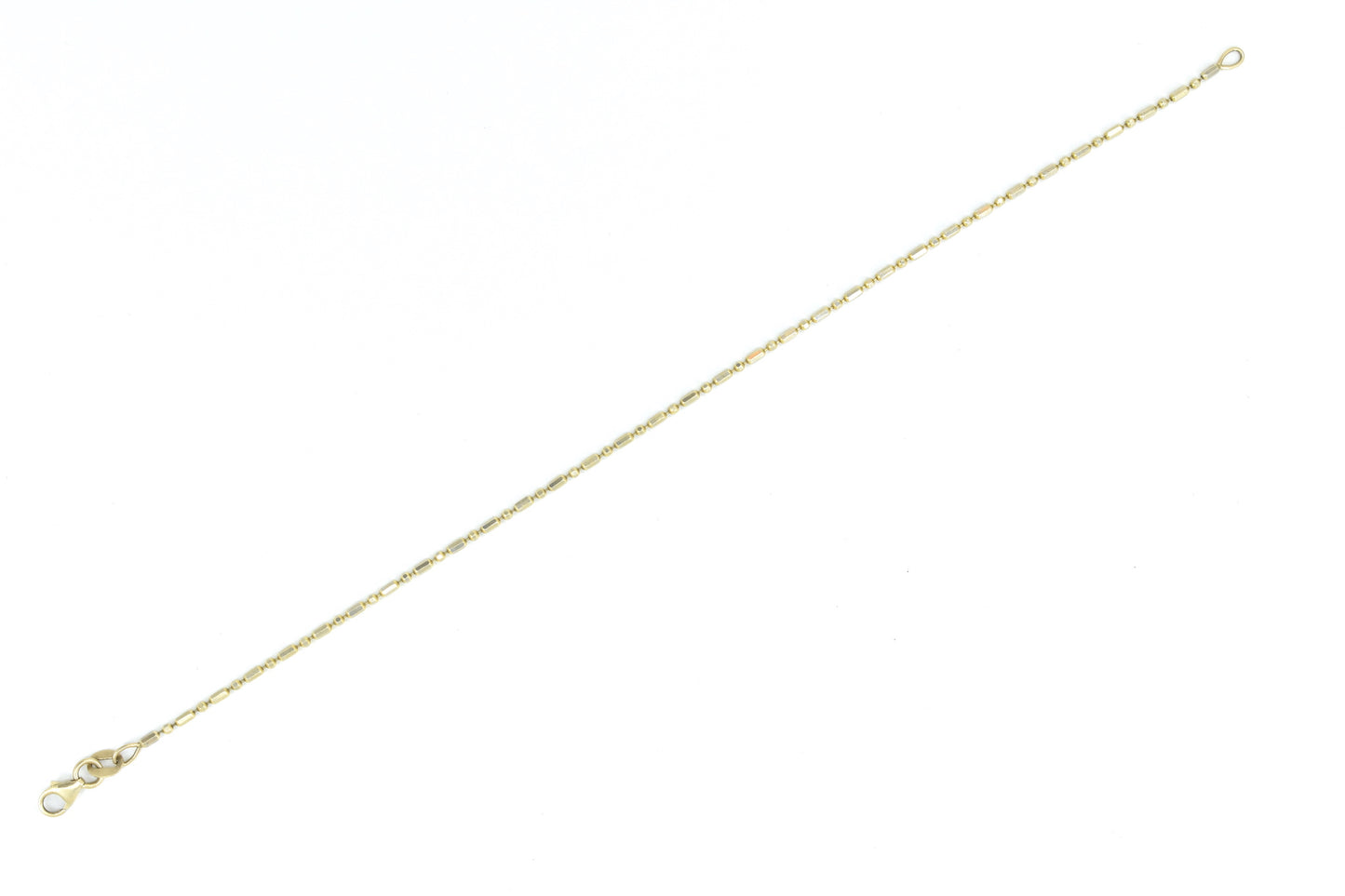 The Faceted Ball Chain Bracelet