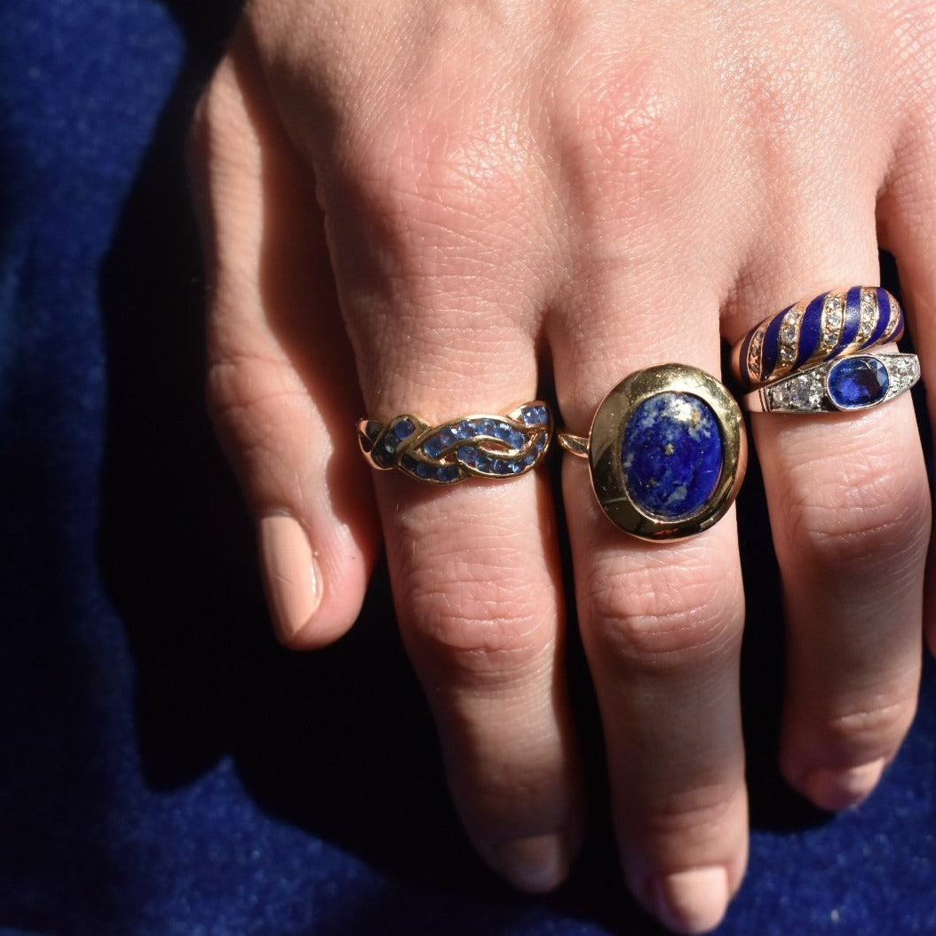 The Braided Sapphire Ring