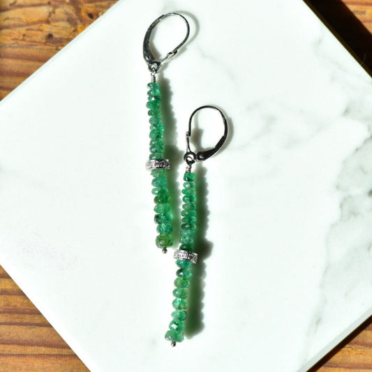 The Emerald Drop Earrings