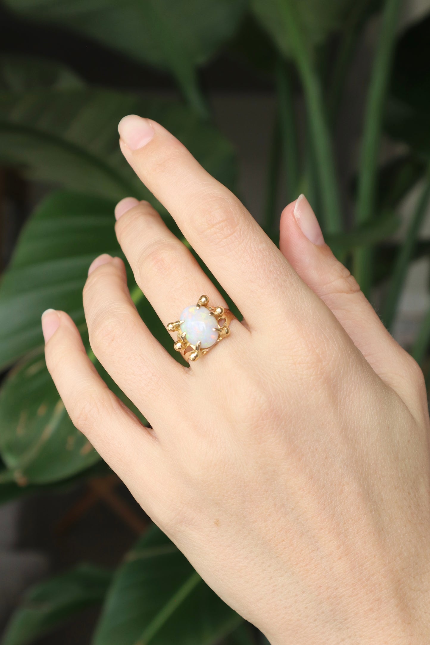 The Opal Claw Ring