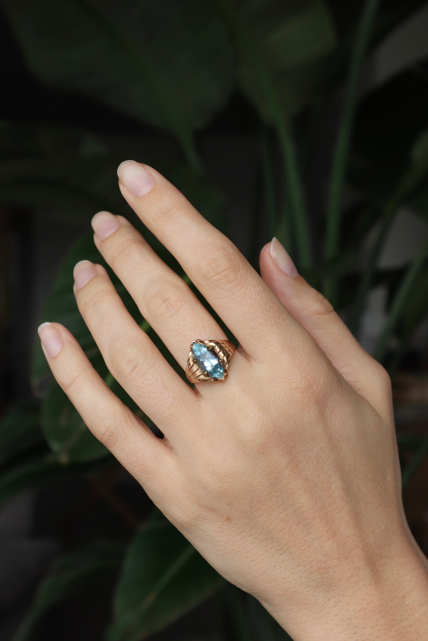 The Topaz Marquise Ring