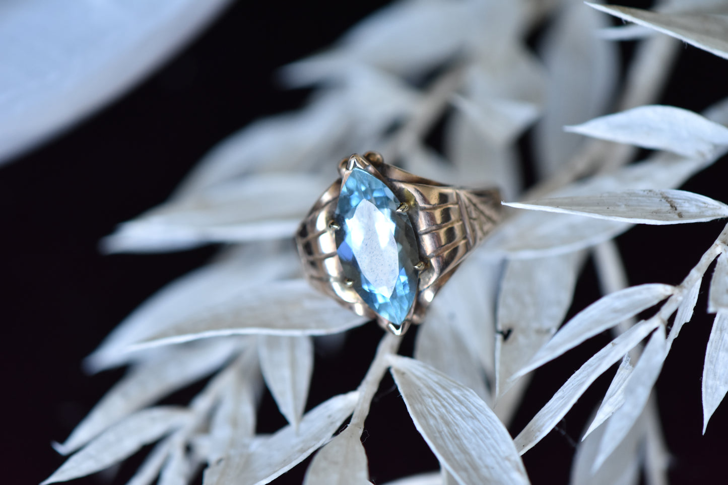 The Topaz Marquise Ring