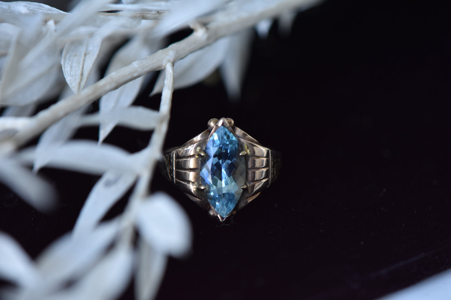 The Topaz Marquise Ring