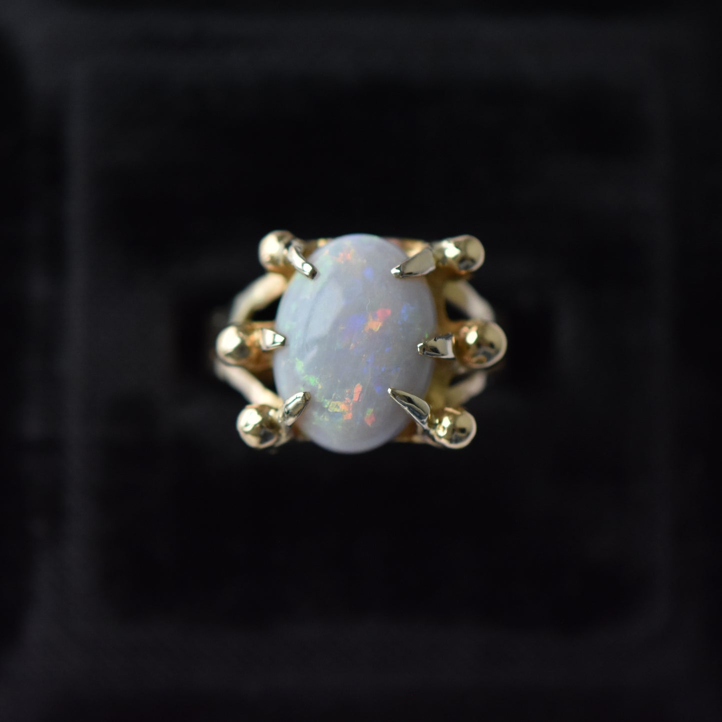 The Opal Claw Ring