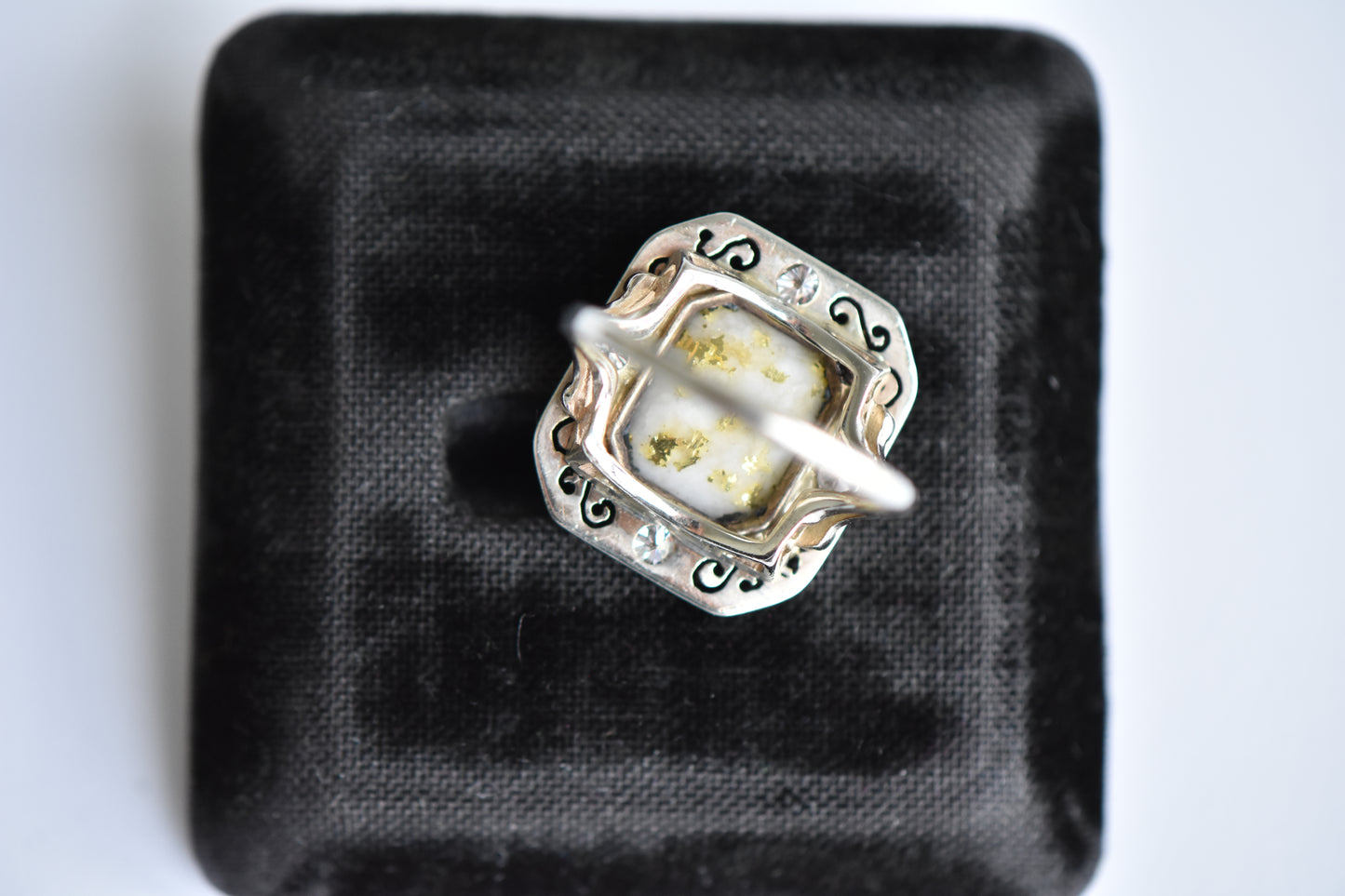 The Gold-in-Quartz Ring