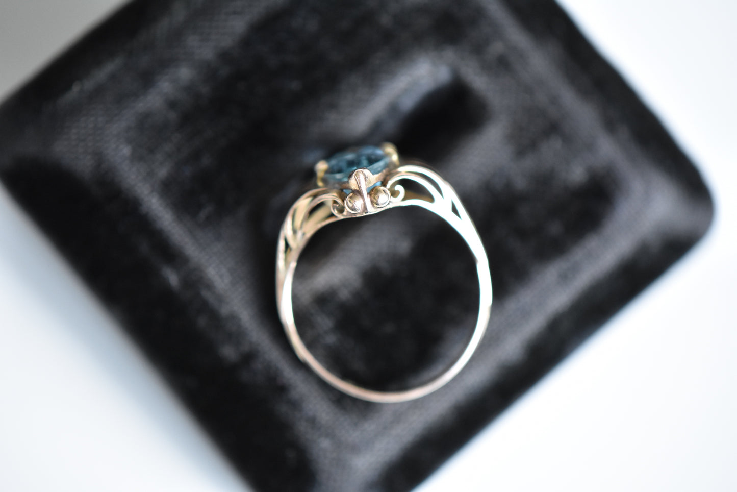 The Topaz Marquise Ring