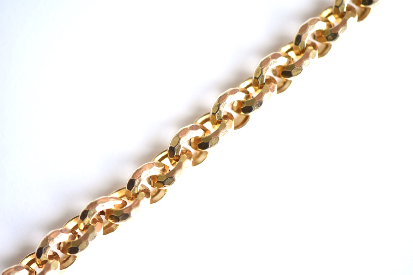 The Faceted Link Bracelet