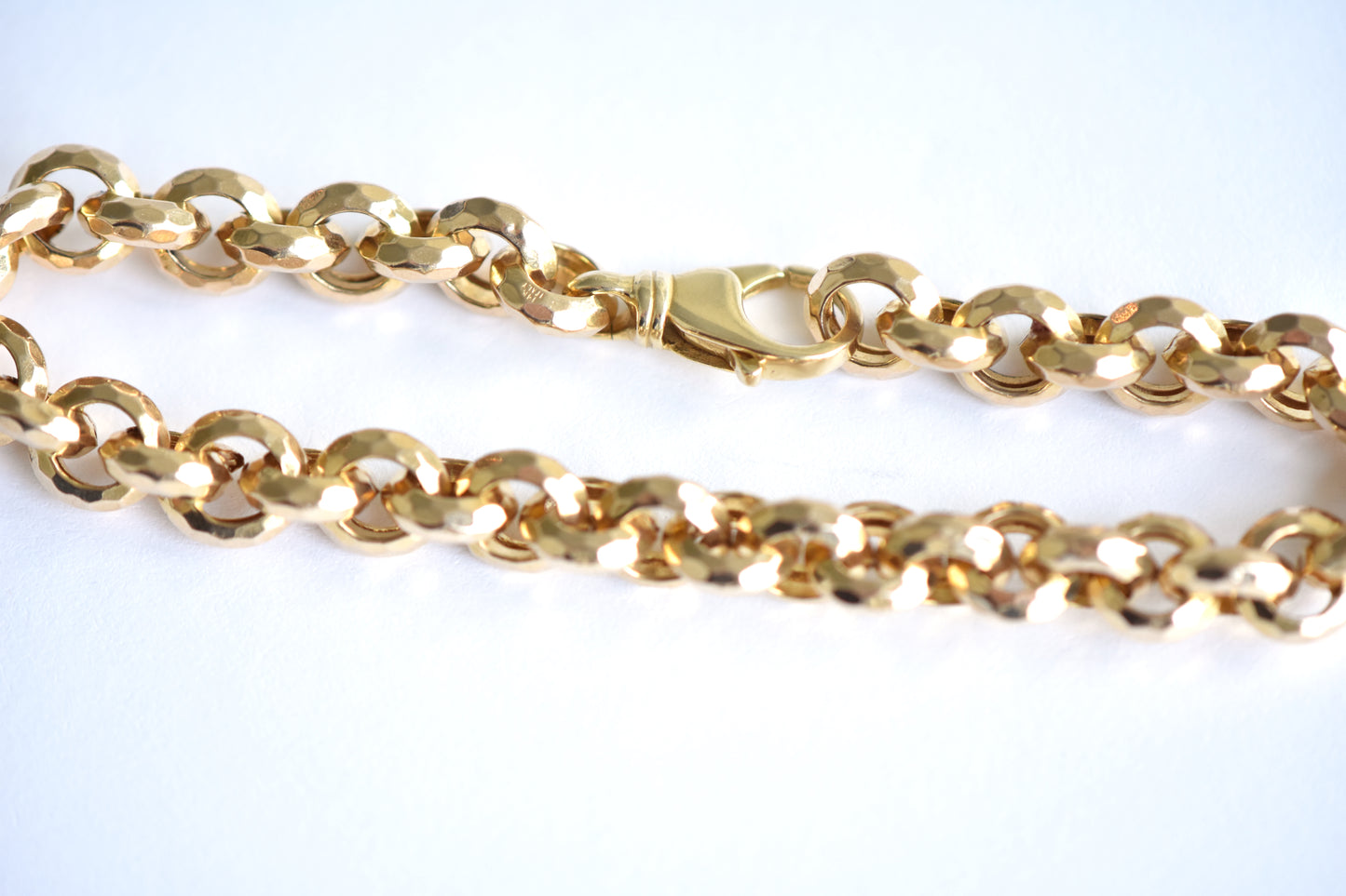 The Faceted Link Bracelet