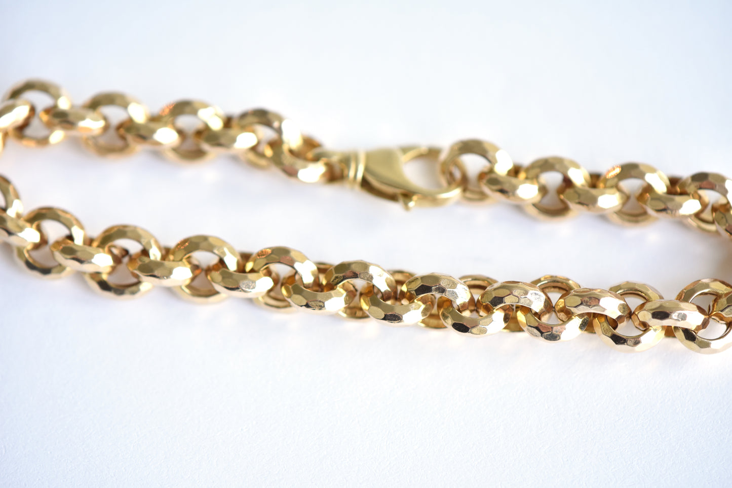 The Faceted Link Bracelet