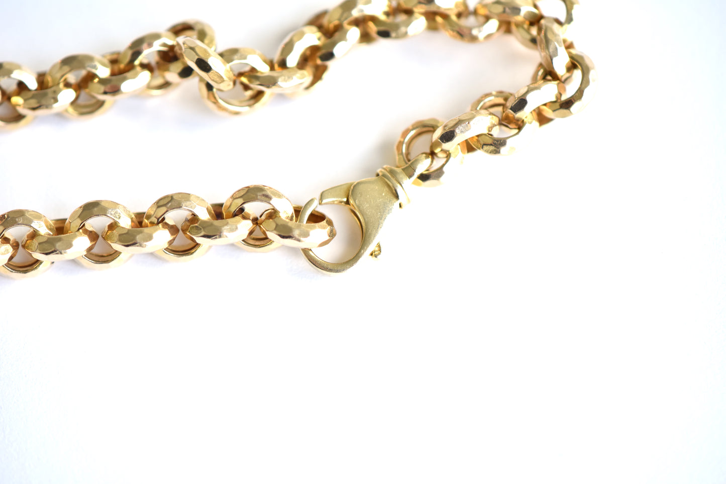 The Faceted Link Bracelet