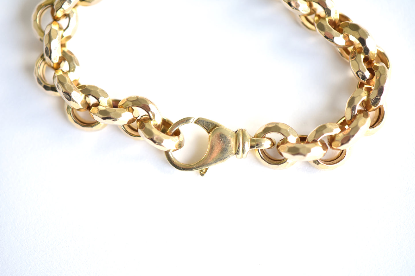 The Faceted Link Bracelet