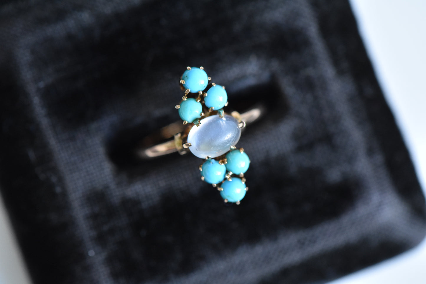 The Moonstone Navette Ring