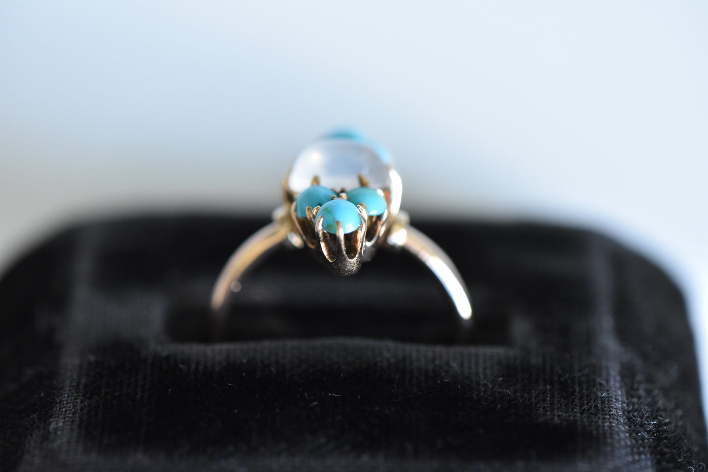 The Moonstone Navette Ring