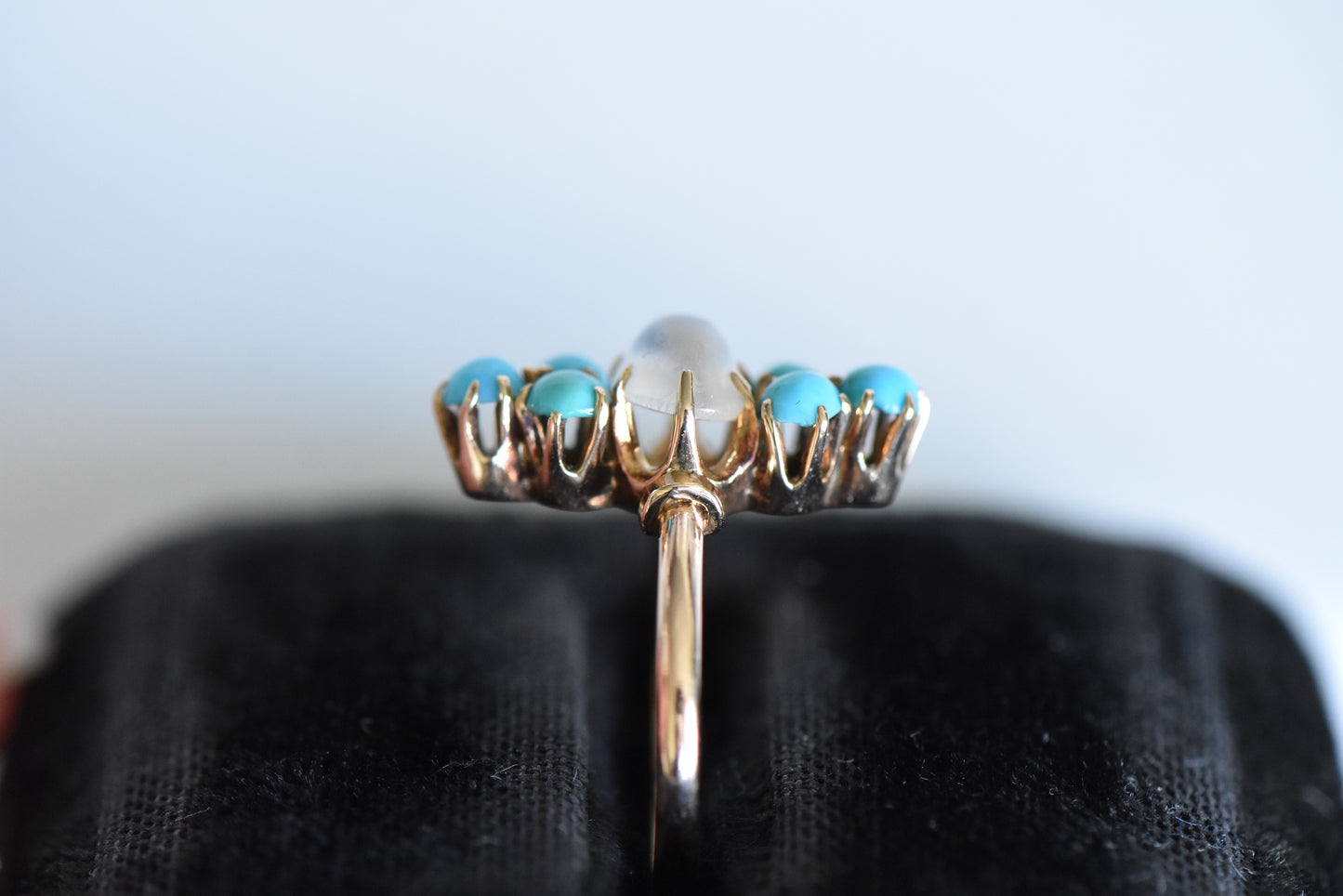 The Moonstone Navette Ring