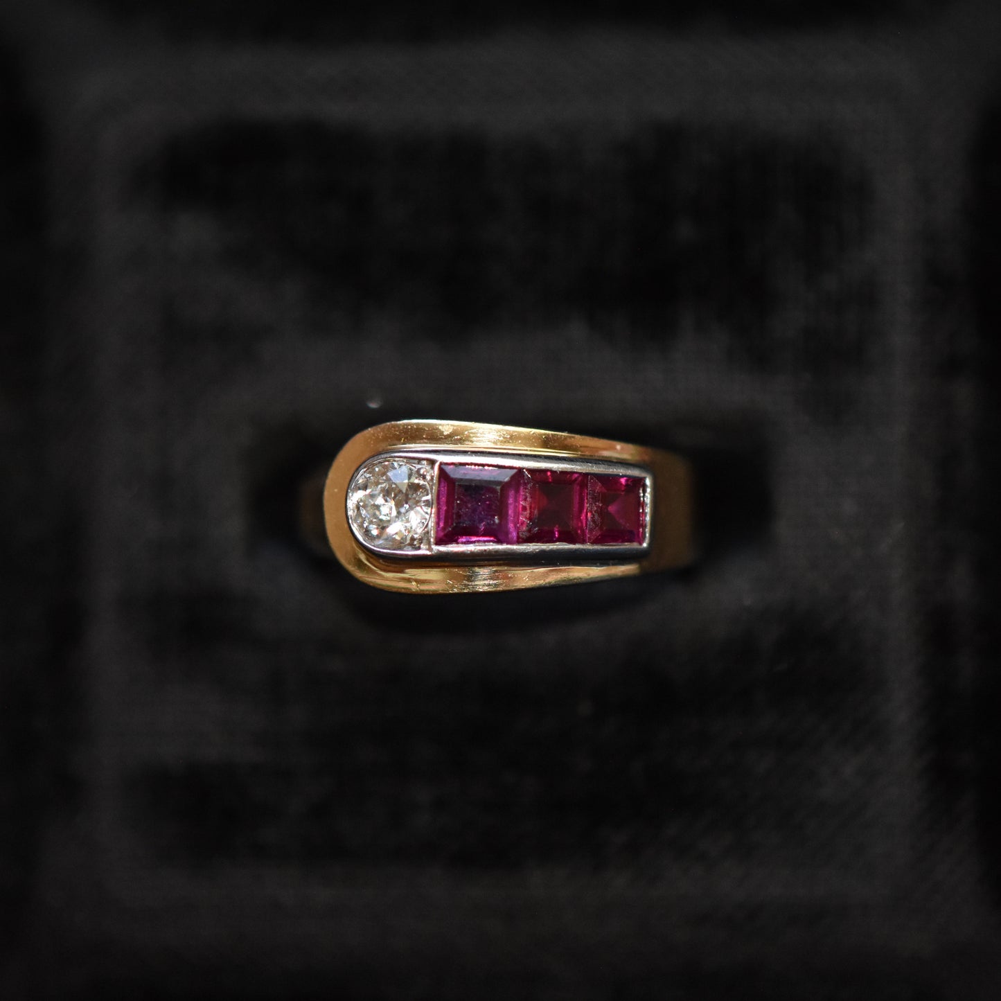 The Retro Ruby Ring