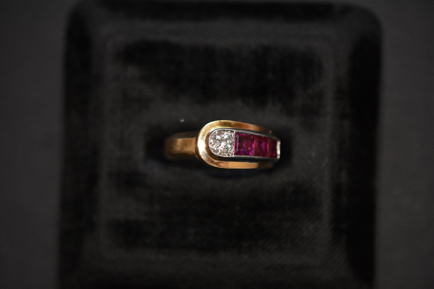 The Retro Ruby Ring