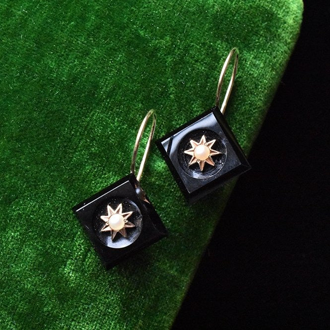 The Starburst Onyx Earrings