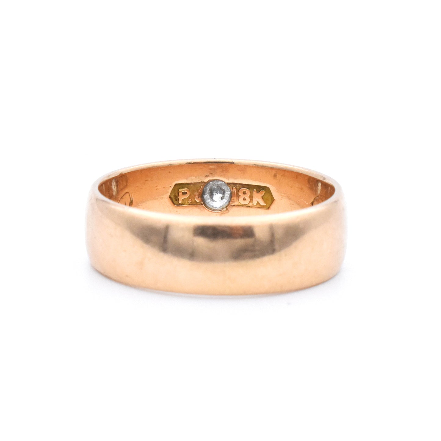 The Cigar Band Diamond Ring