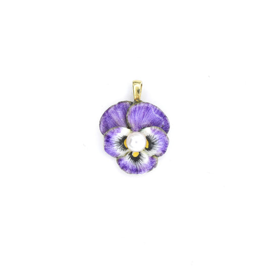 The Purple Pansy Charm