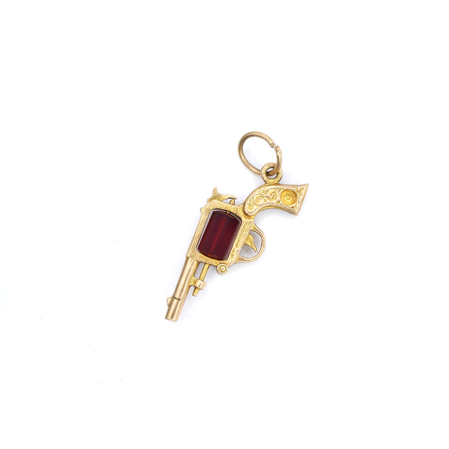 The Red Revolver Charm