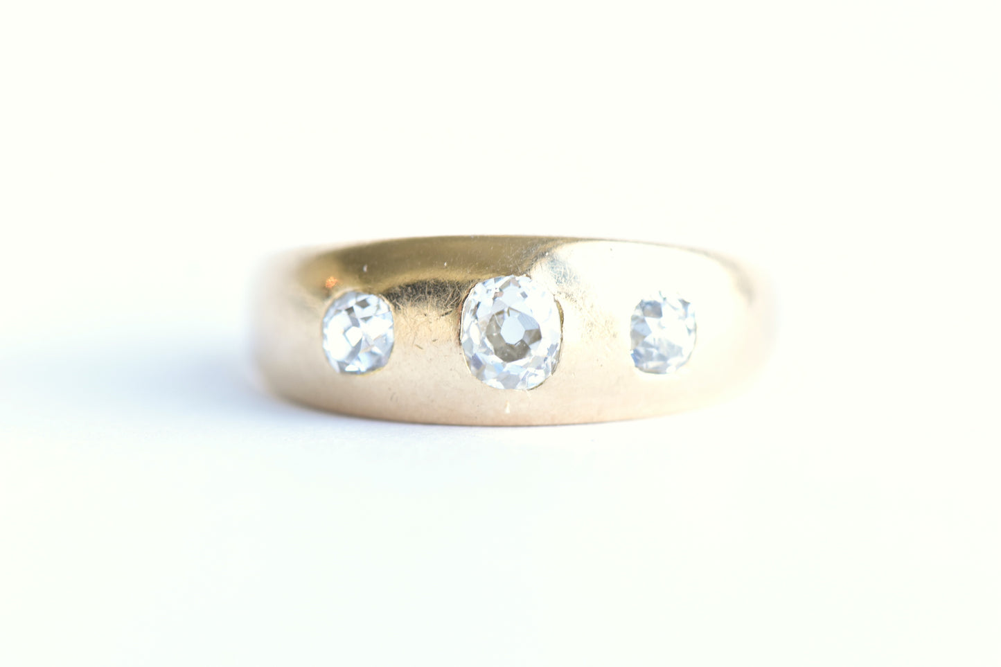 The Burnished Diamond Ring