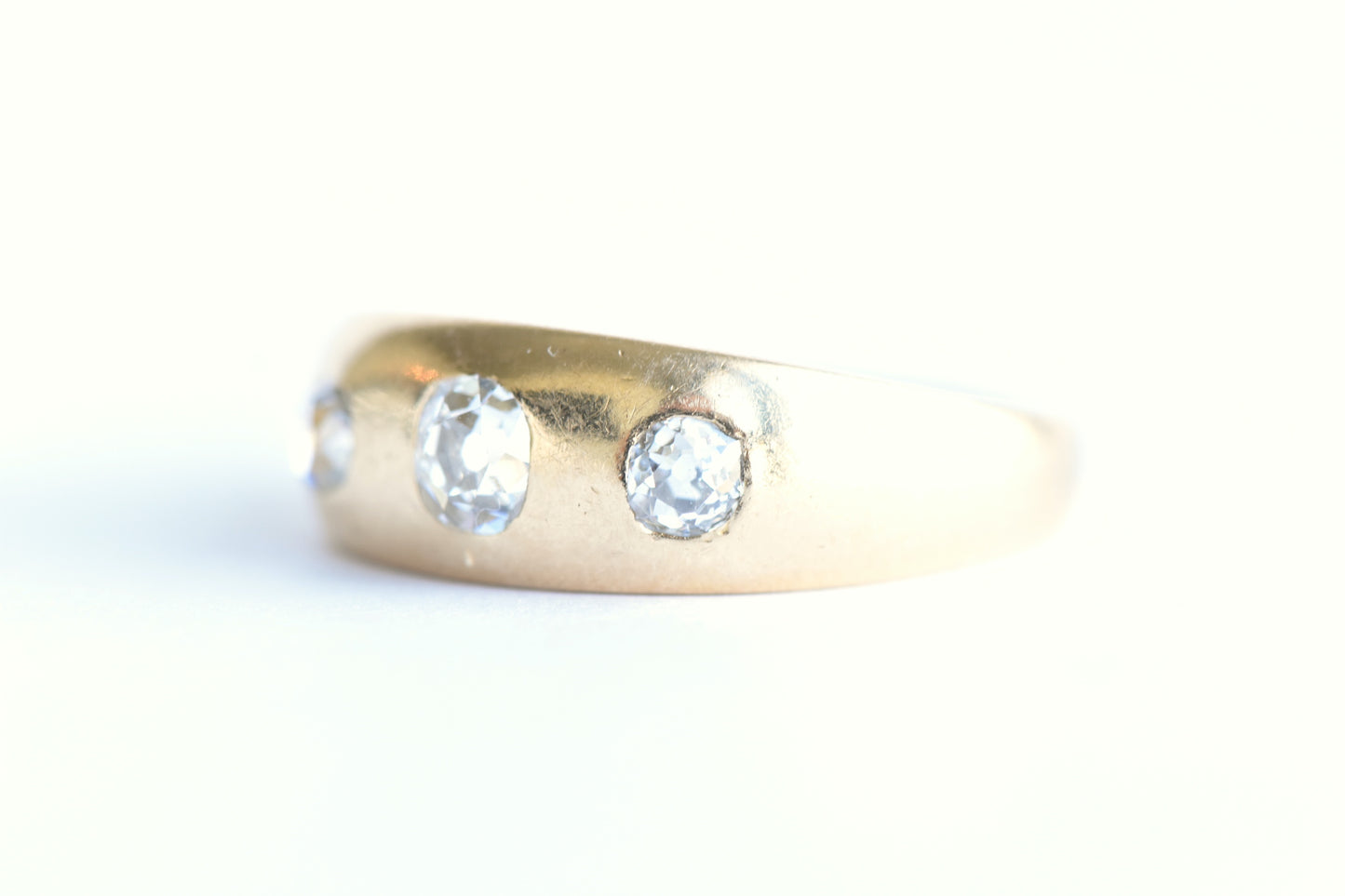 The Burnished Diamond Ring