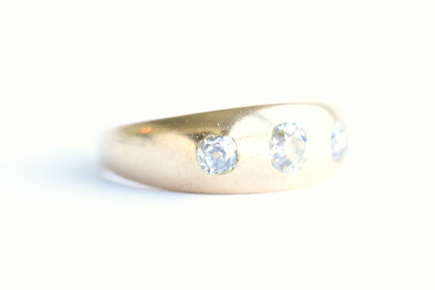 The Burnished Diamond Ring