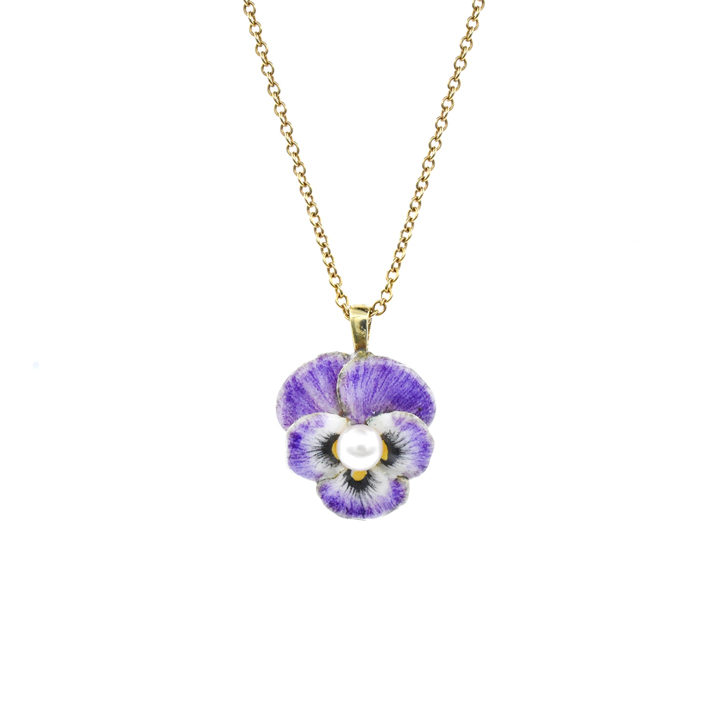 The Purple Pansy Charm