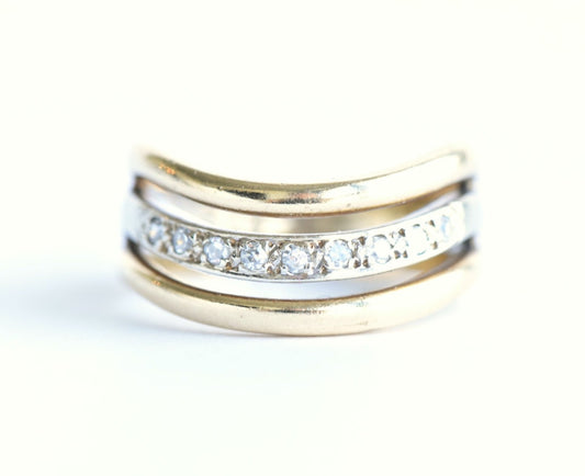 The Triple Band Diamond Ring