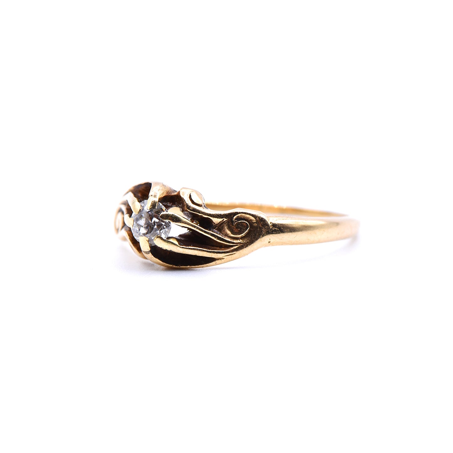 The Spiral Solitaire Ring