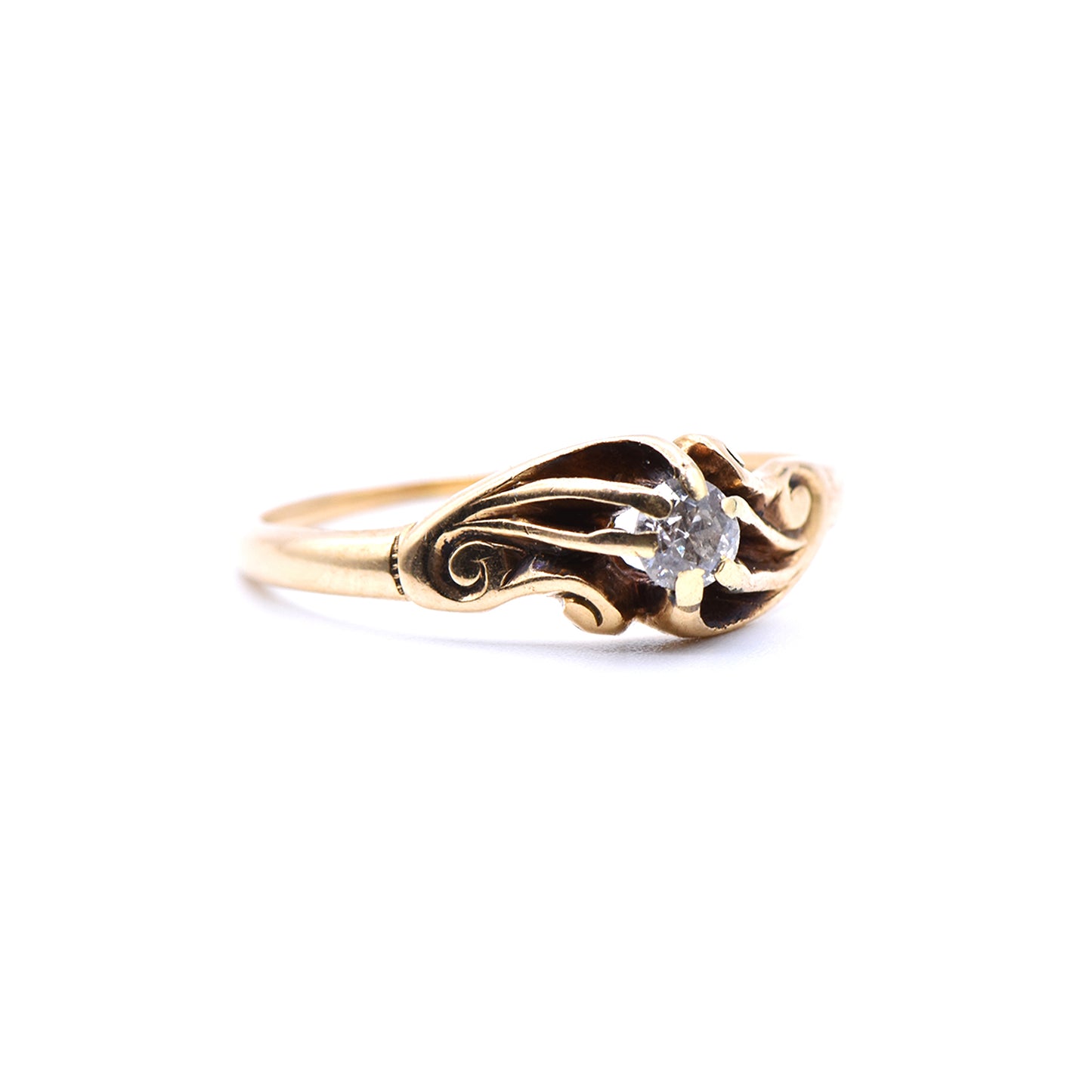 The Spiral Solitaire Ring