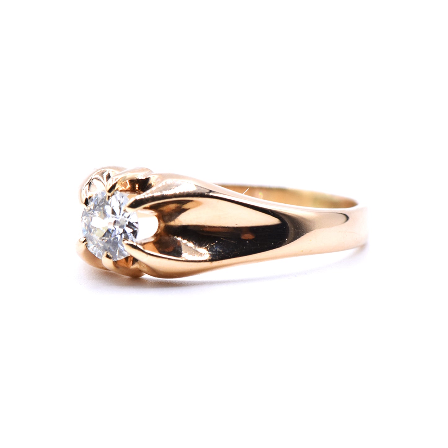 The Liquid Solitaire Ring