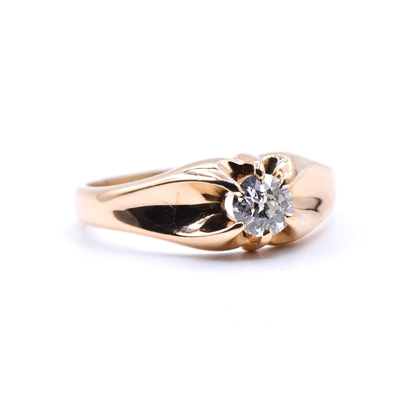 The Liquid Solitaire Ring