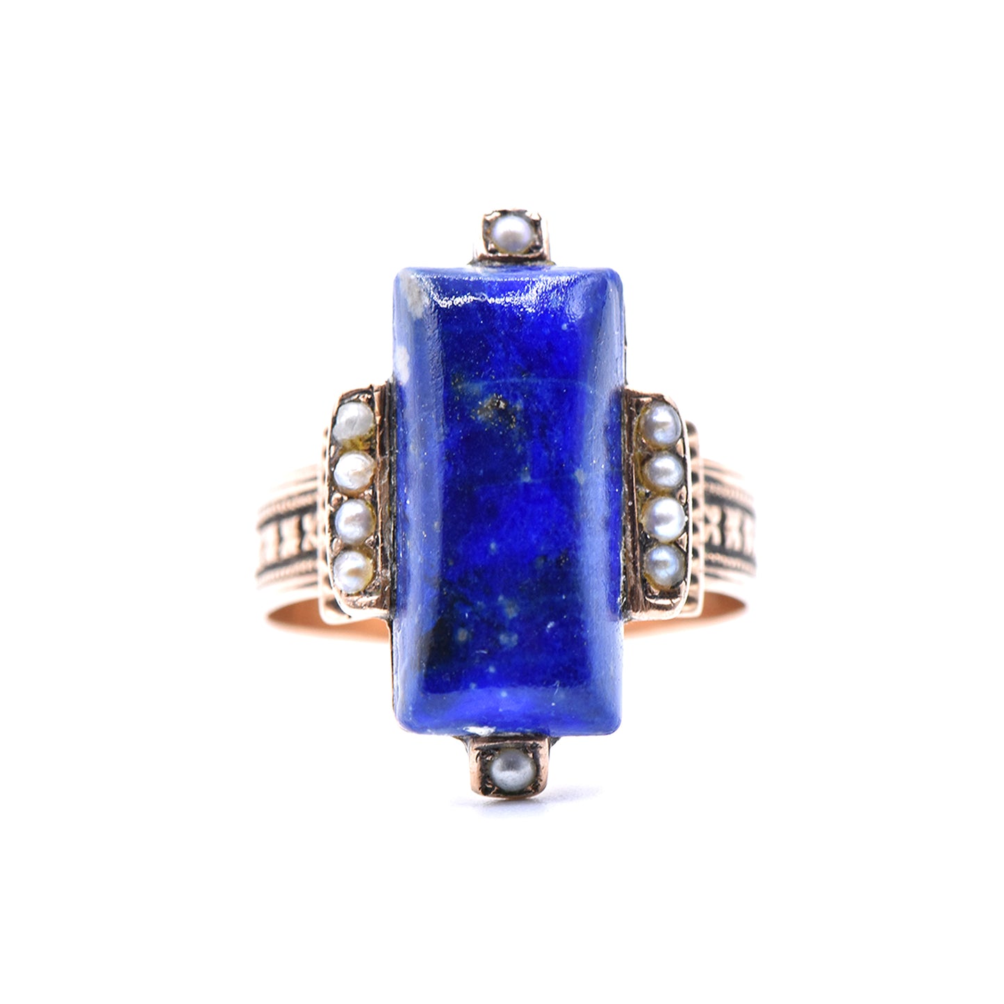 The Lapis Ziggurat Ring