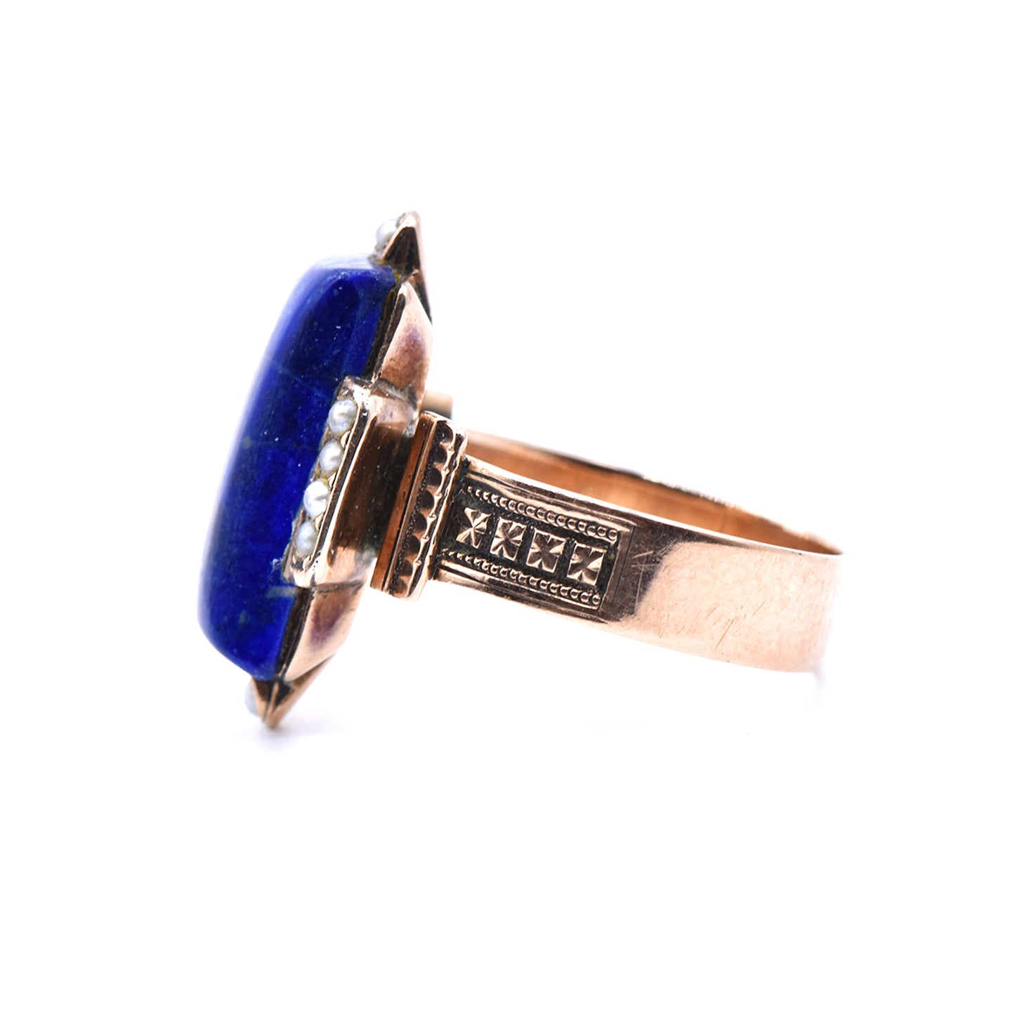 The Lapis Ziggurat Ring