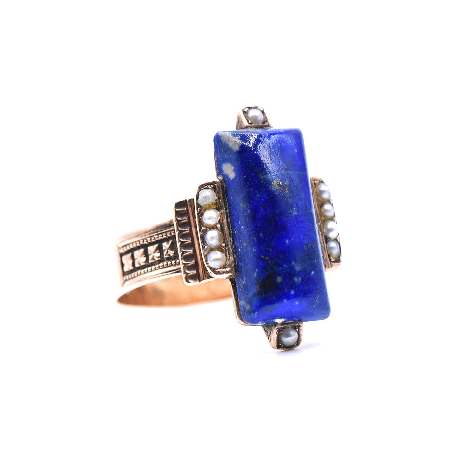 The Lapis Ziggurat Ring