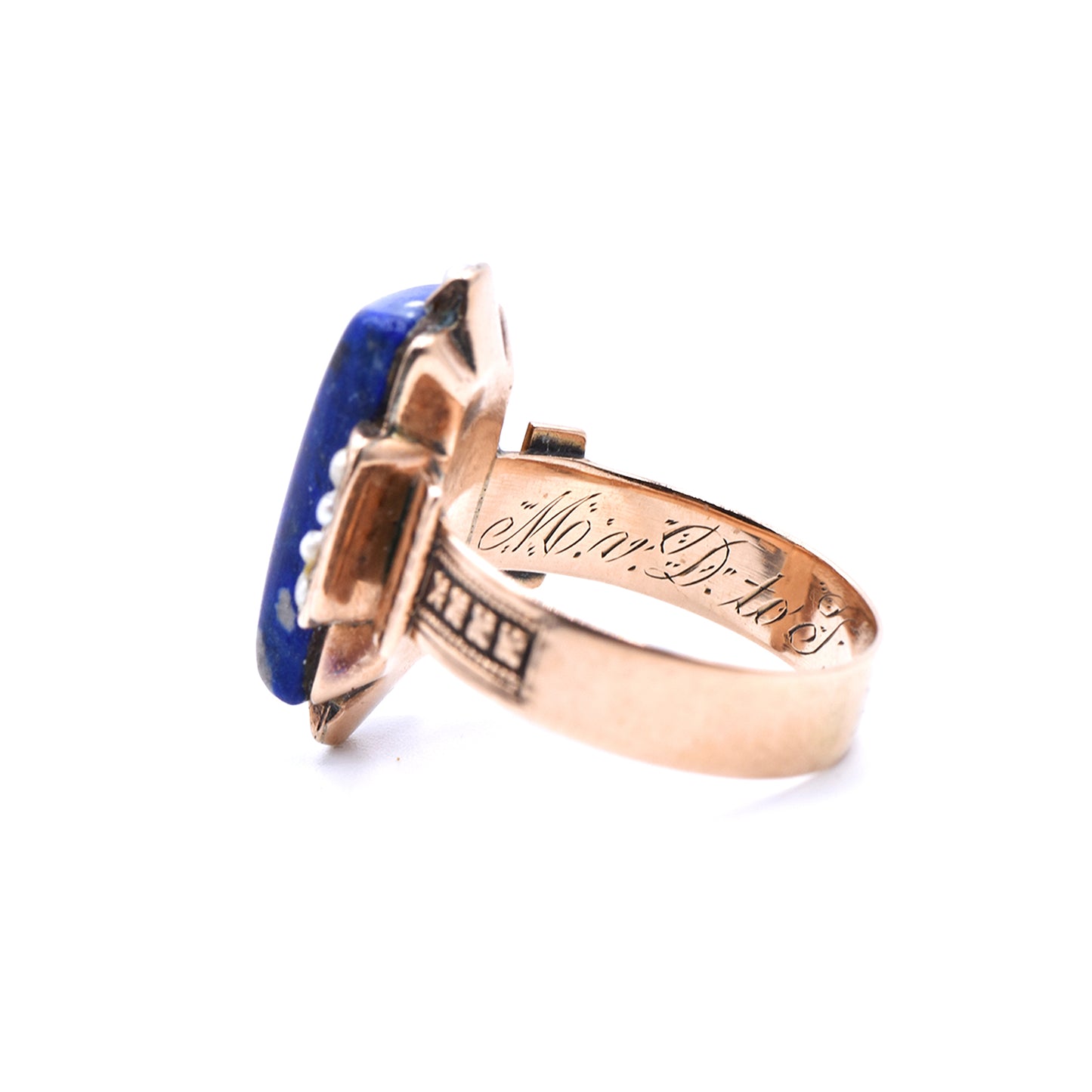 The Lapis Ziggurat Ring