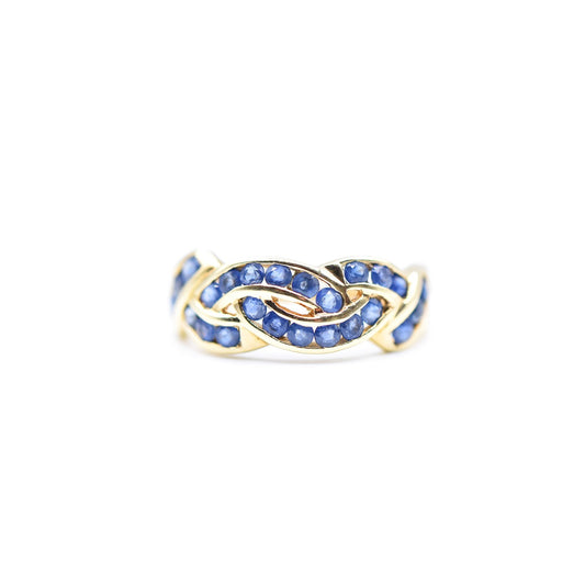 The Braided Sapphire Ring