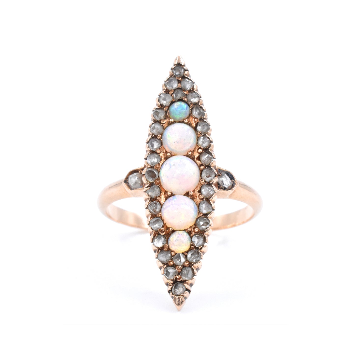 The Lightning Navette Ring