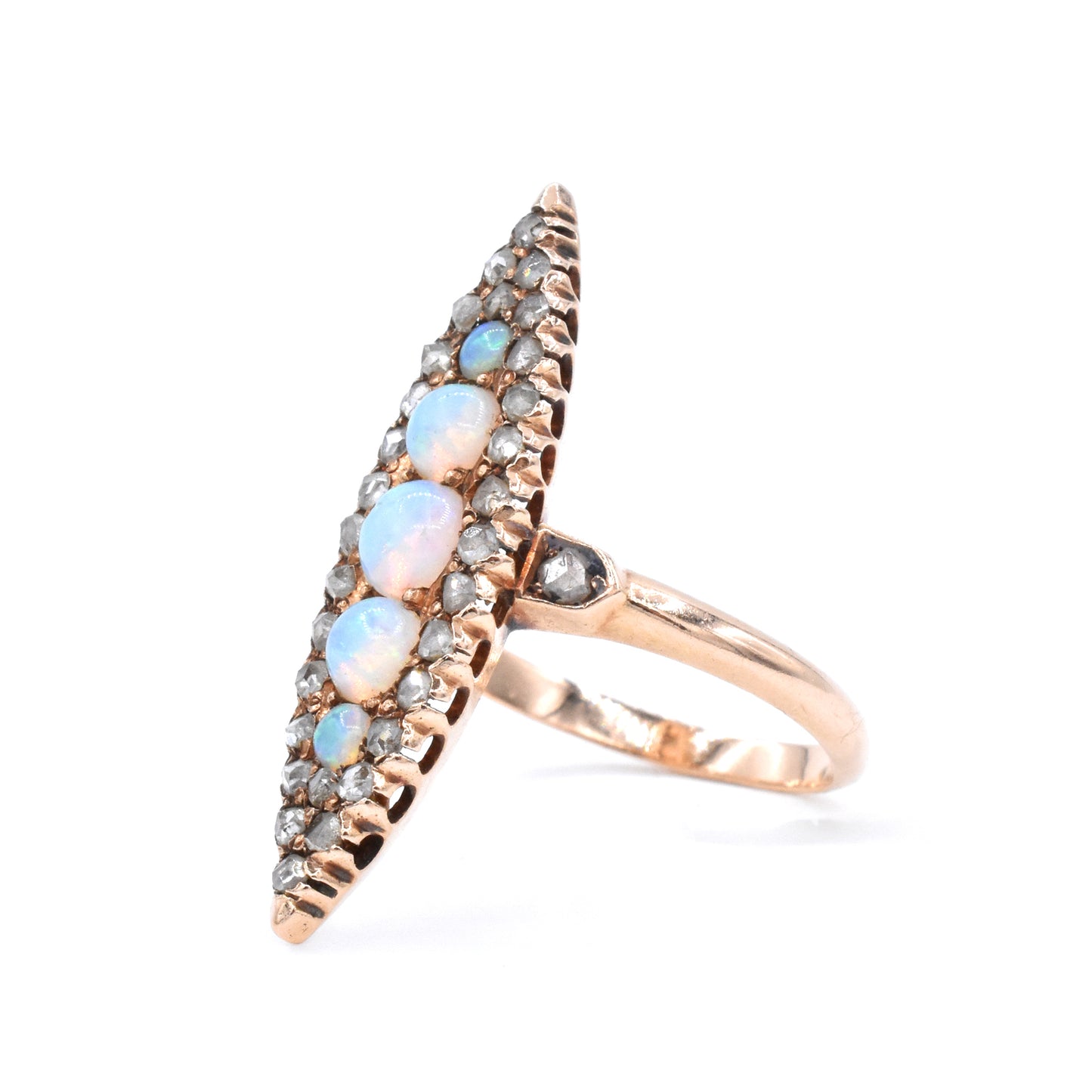 The Lightning Navette Ring