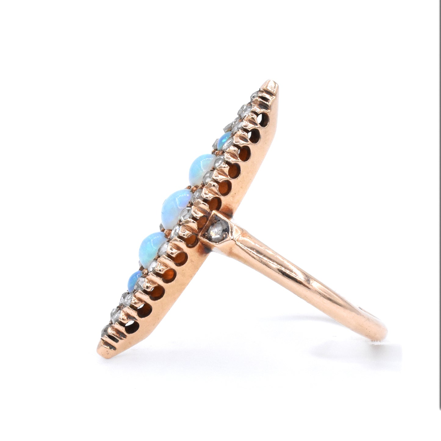 The Lightning Navette Ring