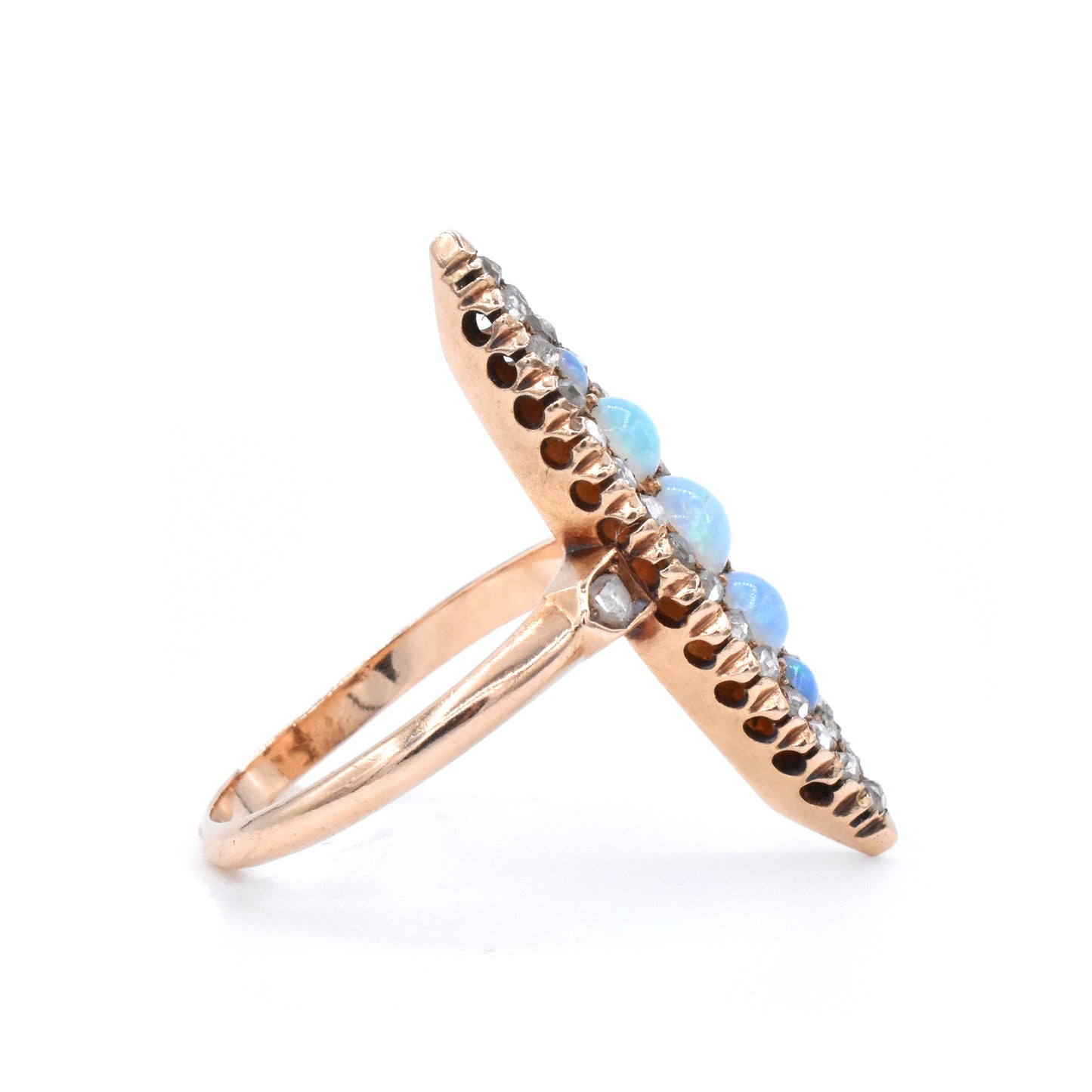 The Lightning Navette Ring