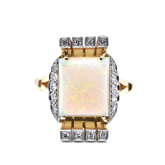 The Retro Opal Ring