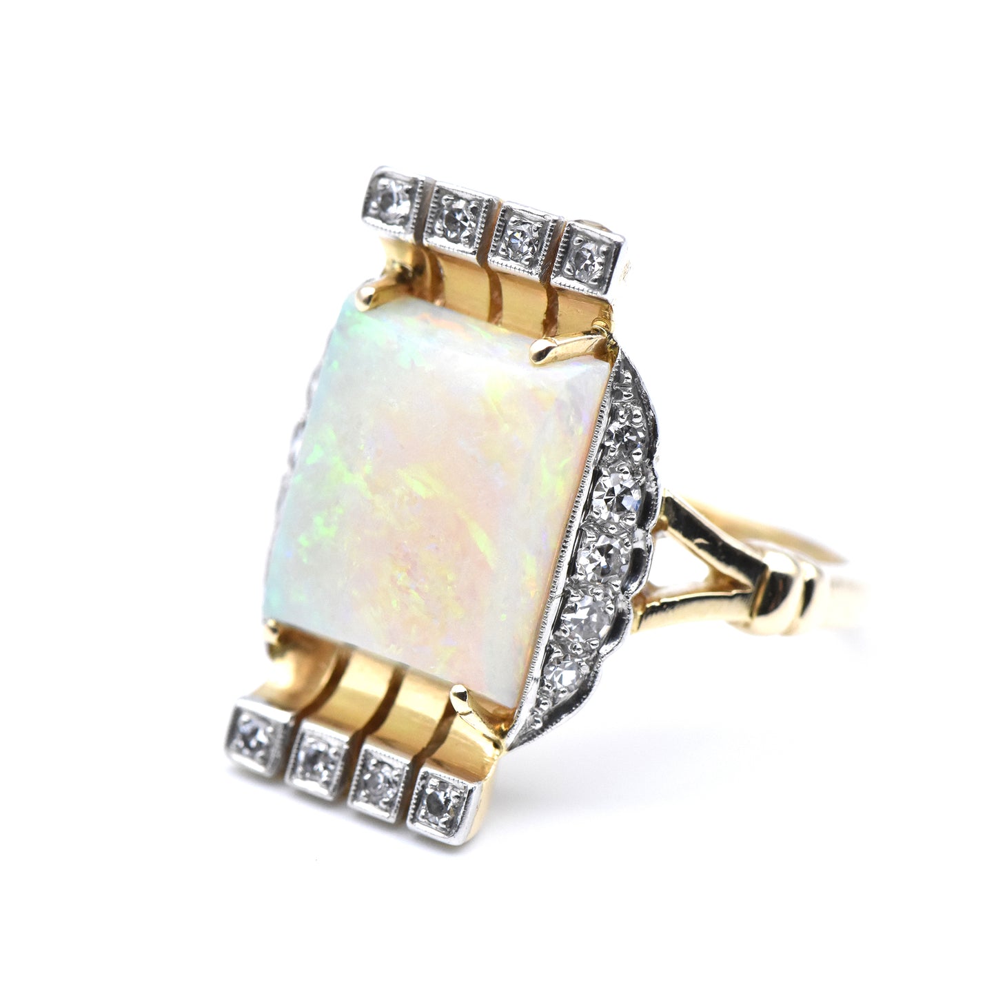 The Retro Opal Ring