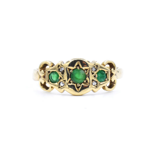 The Emerald Gypsy Ring